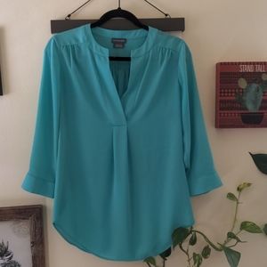 Teal blouse